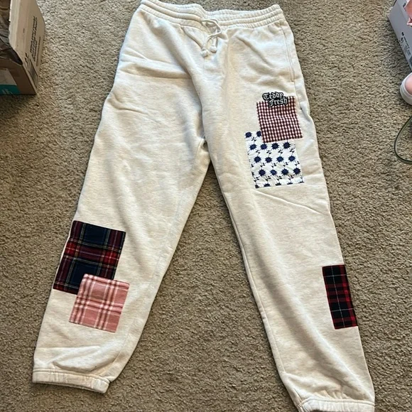 Teddy Fresh Patchwork Sweatpants - Picture 1 of 4